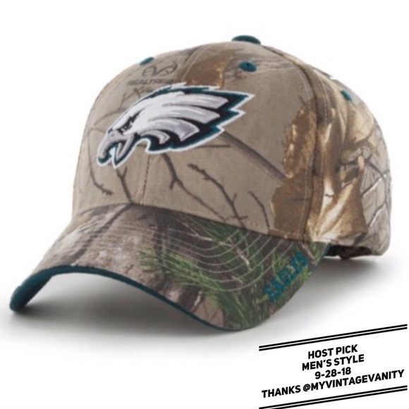 🎉HP 🆕 Philadelphia Eagles Realtree Baseball Hat - Picture 3 of 7